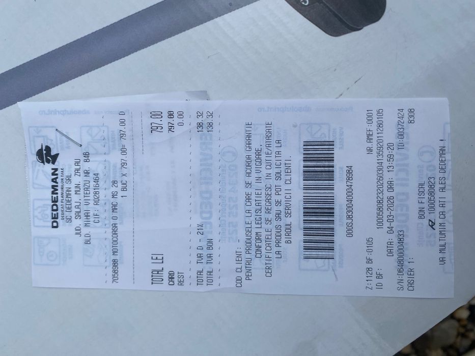 Motocoasă  pe benzină
