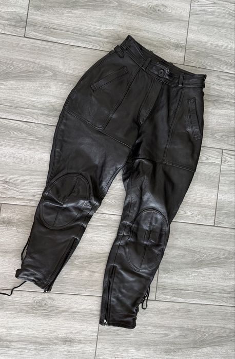 Pantaloni de dama , moto piele