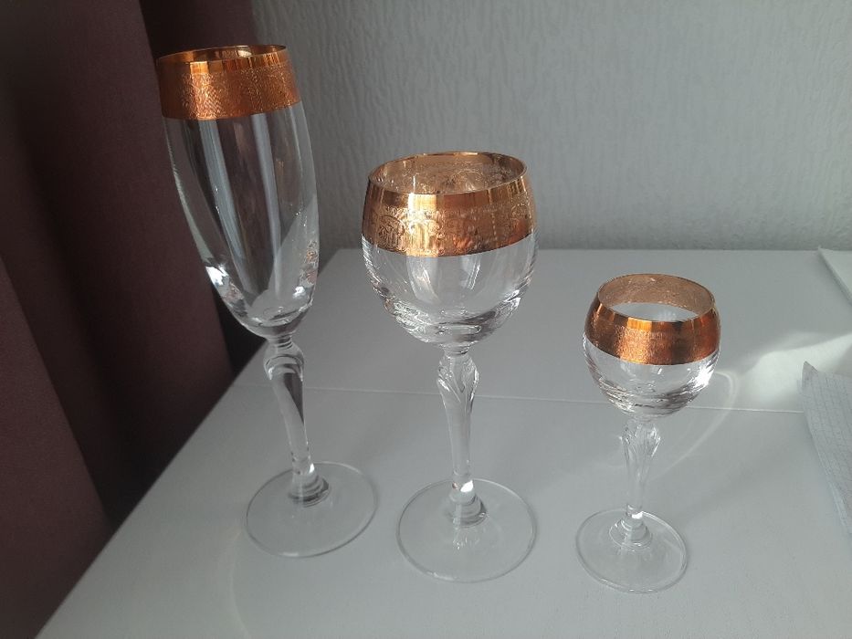 Рюмки.Чешкий хрусталь Богемия.