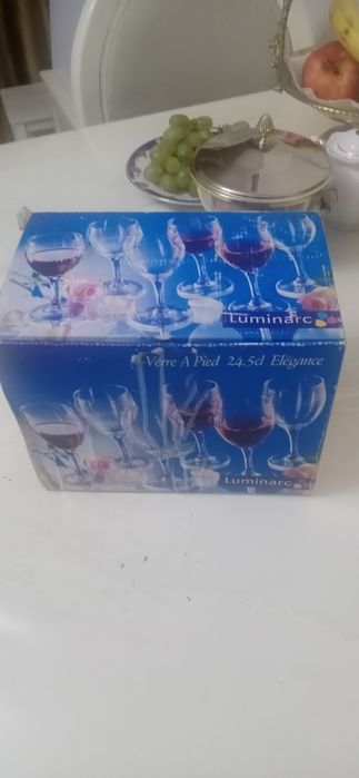 Фужеры стеклянные