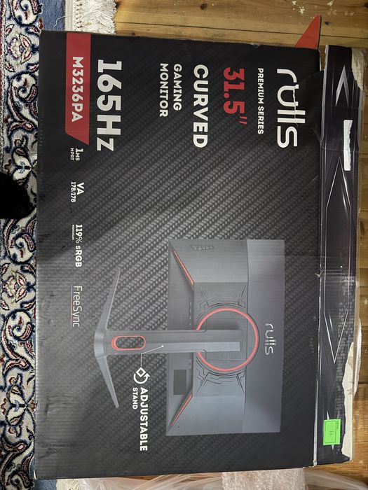 Monitor 32 dyum Rulls 165hz curved