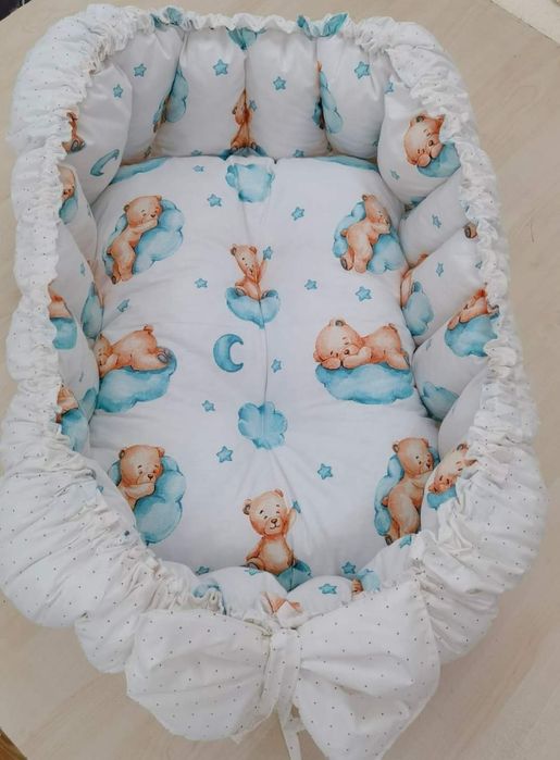 Бебешко гнездо с панделка / възглавница / гимнастика