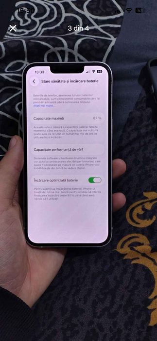 Vând iPhone 13 roz ipecabil