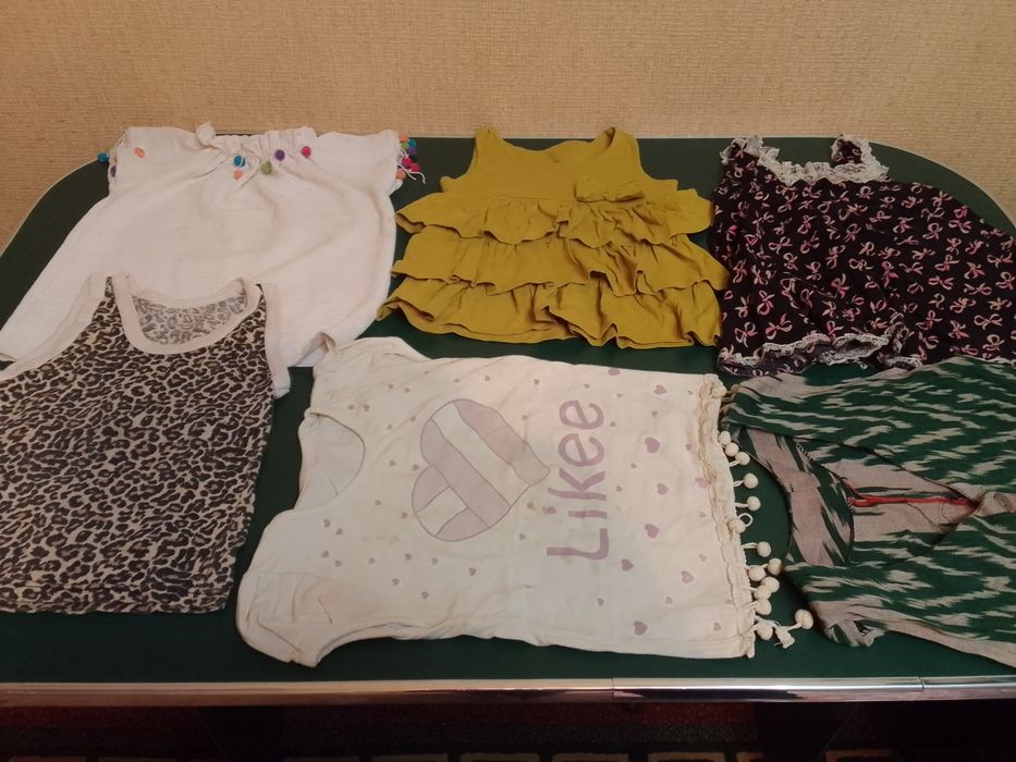 3.5 ёшгача кизчаларга кийимлар хаммаси 130.000