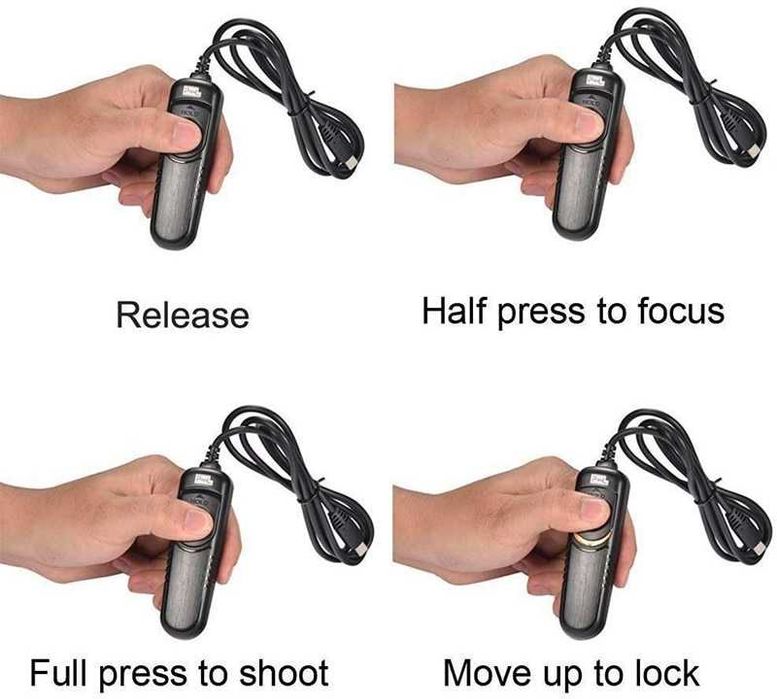 Спусък дистанционно за фотоапарат Canon, Pentax RS-60E3