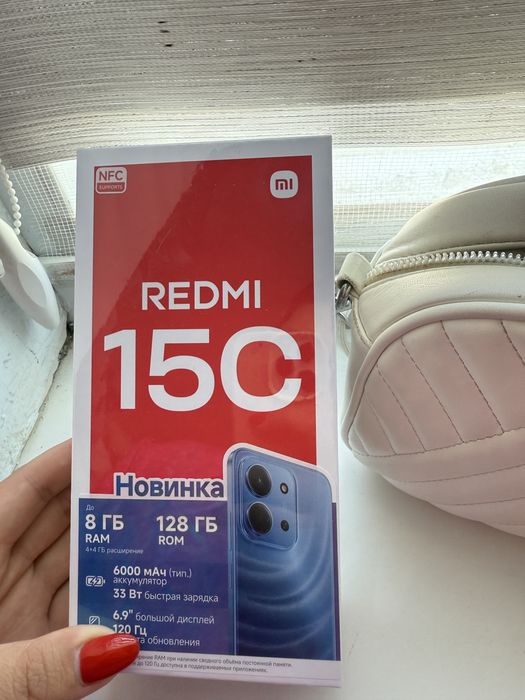 Redmi 15C Midnight Black 4GB RAM 128GB ROM