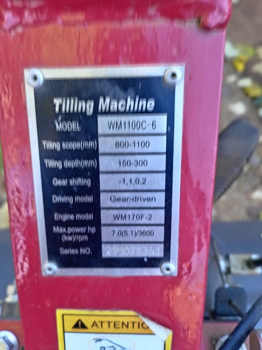 Motocultor weima 7cp 6 viteze