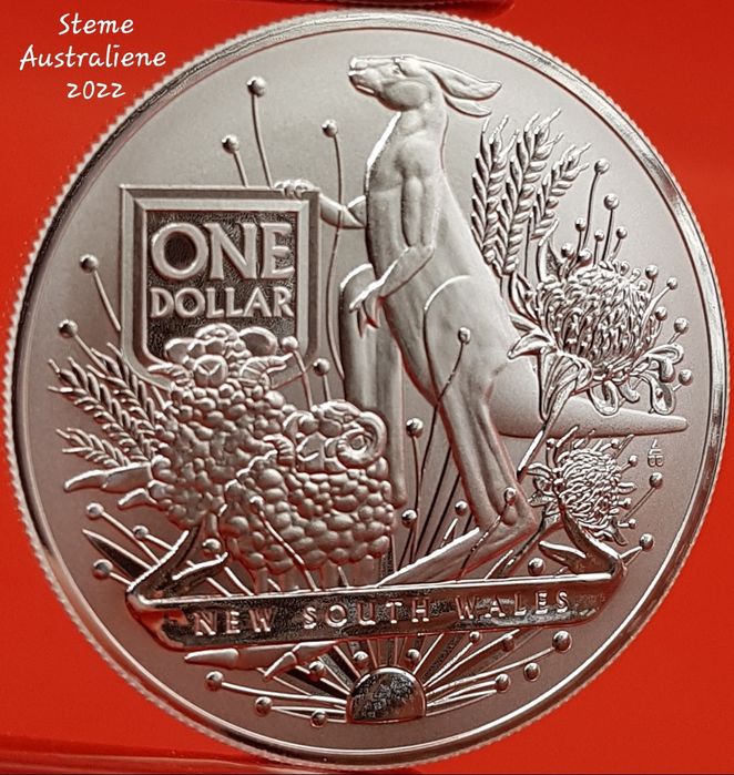 Australia RAM Delfinul Steme monede argint lingou 999 pur