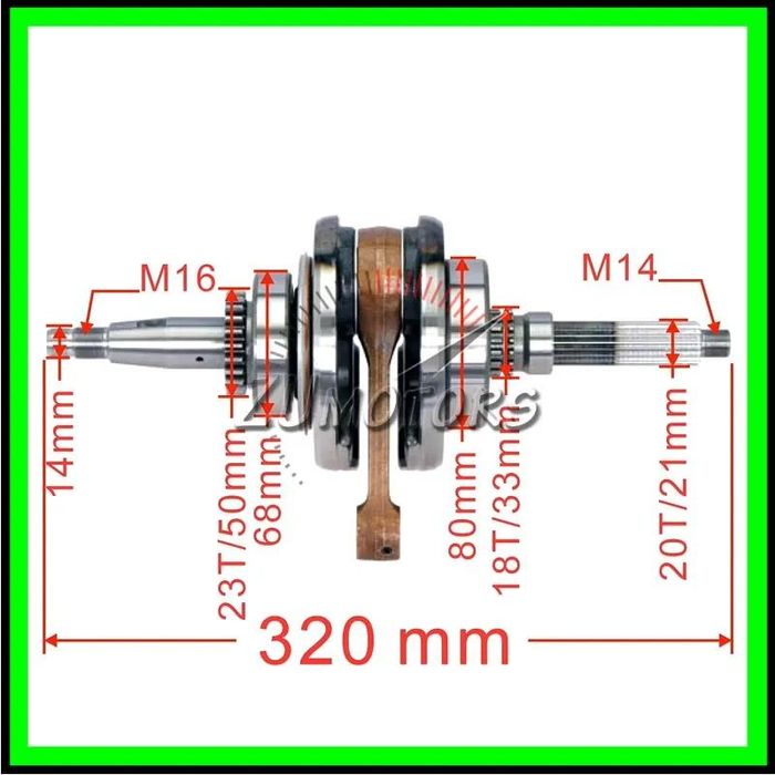 Ambielaj Atv LINHAI DragonFly 400 PROMAX 420 Hytrack 400 Bighorn 400 - Cod OEM : 27238
