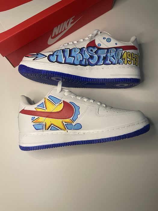Air force 1 custom cu echipa de fotbal