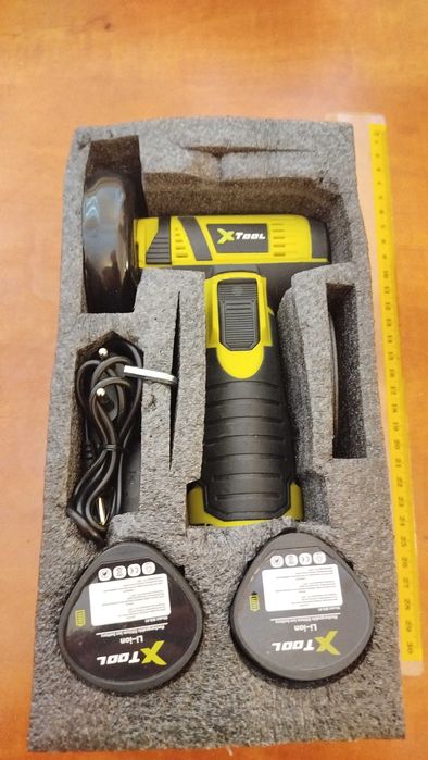 Mini polizor, unghiular cu acumulator Xtool, 12V, Ø76mm, accesorii incluse