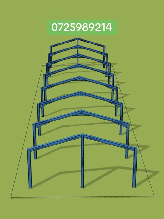 Vand structura metalica de pe stoc 10m x 35m x 6m
