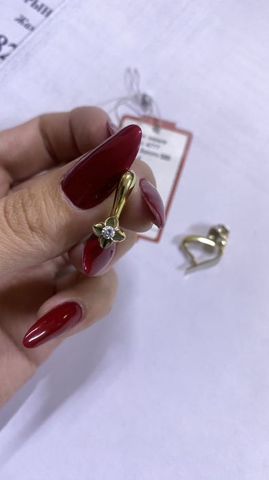 Продам золотые серьги Кубачи