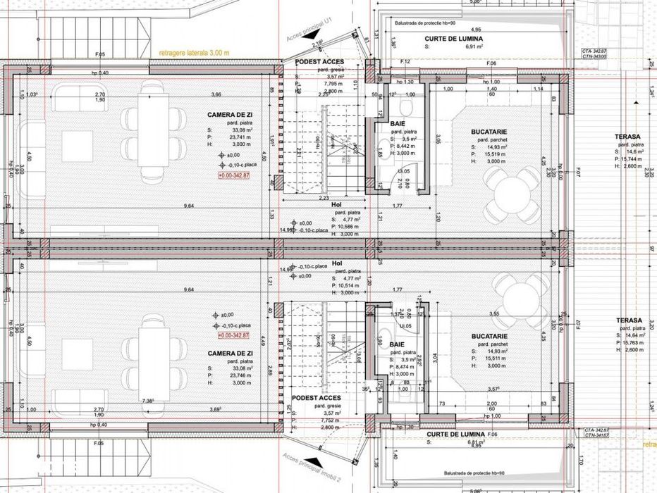 Duplex premium | ansamblu de 6 duplexuri | str Oasului