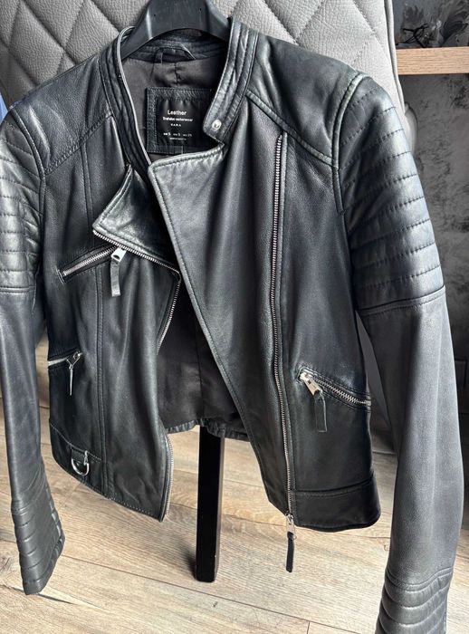 Дамско яке Естествена Кожа, ZARA, S