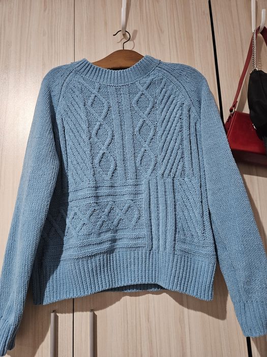 Пуловер в синьо, S