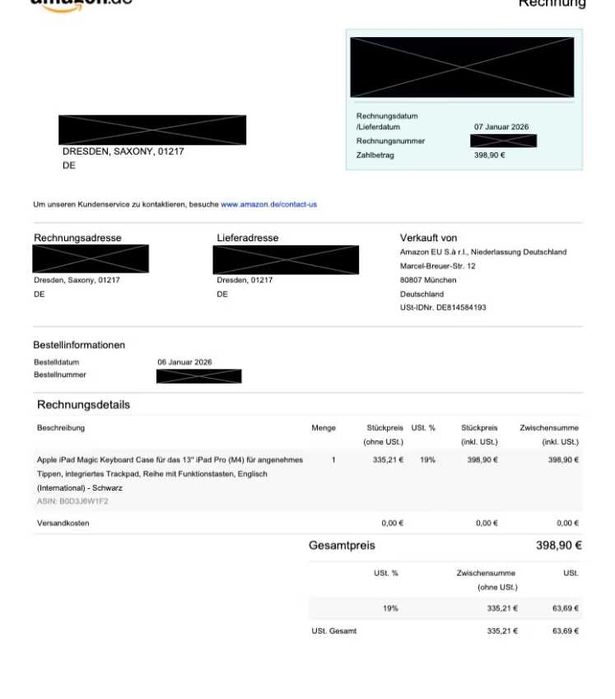 Apple Magic Keyboard для iPad Pro 13" (M4/M5) – Новое – С чеком