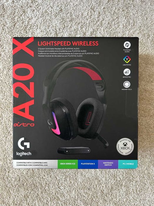 Casti Logitech astro a20x lightspeed wireless