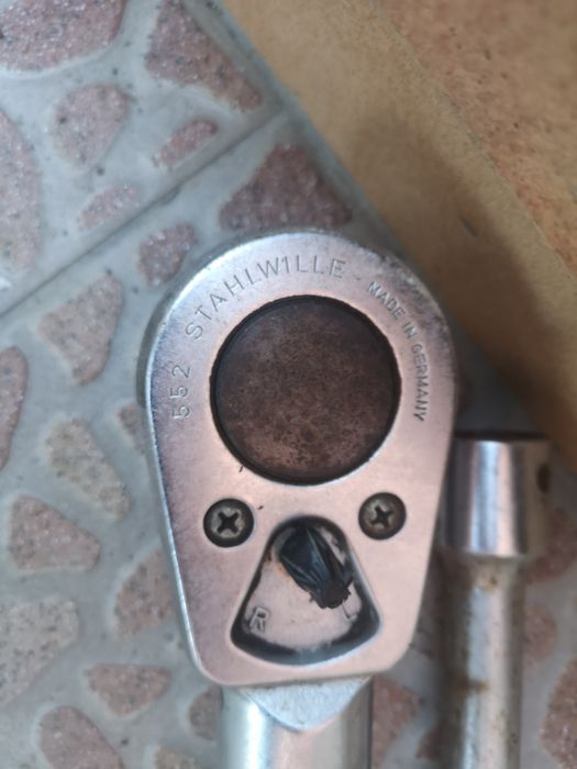 Stahlwille 552 Тресчотка 3/4 (20)мм дръжка два Удължителя  камък 36