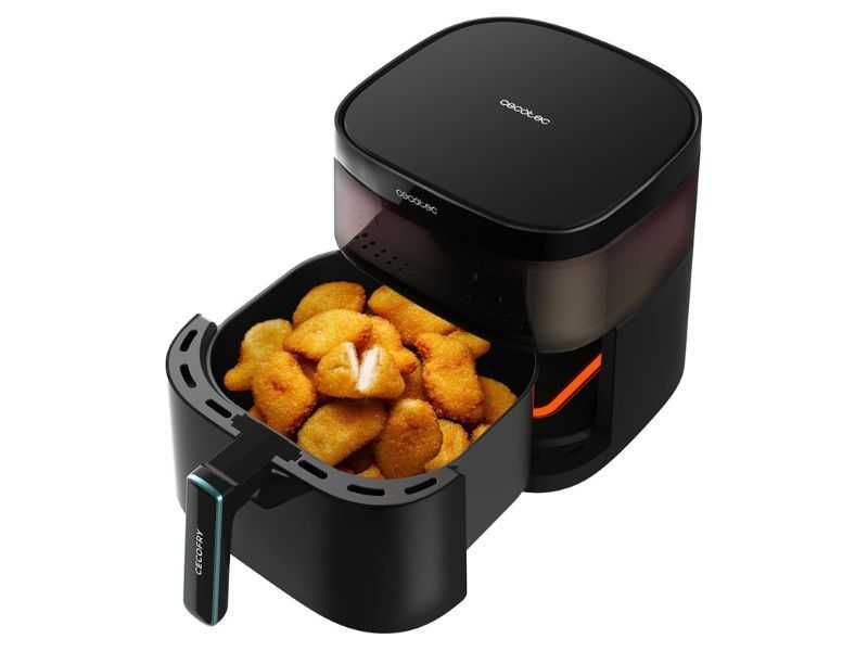 Еър Фрайър с ГРИЛ Cecotec Cecofry DuoHeat 6000, 6L, Черен