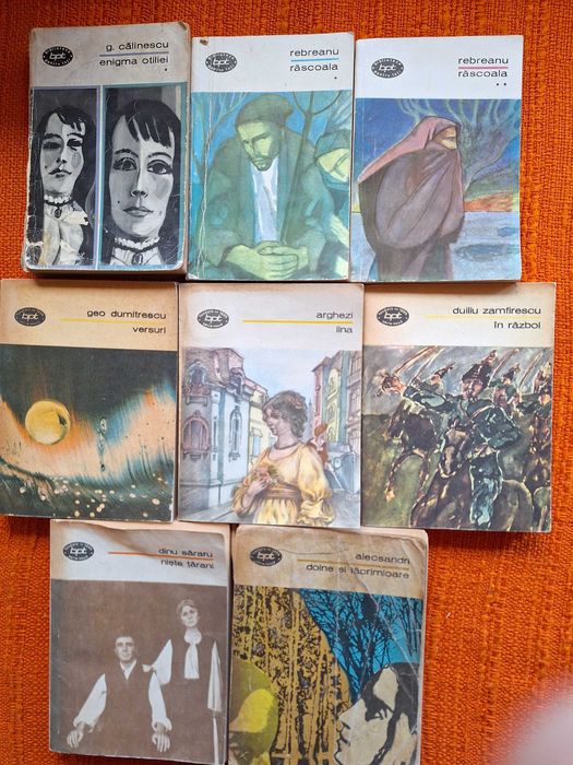 Carti beletristica (vechi) -  Lot 2- 12   (buc = 8)
