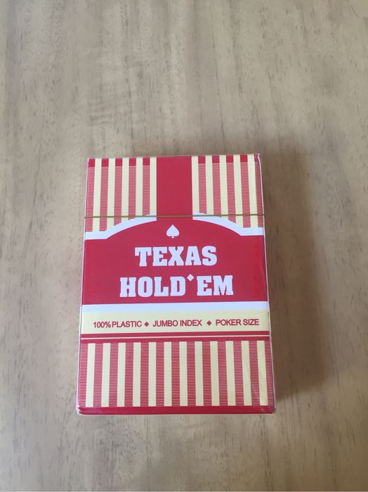 Покерный карты 100% пластик