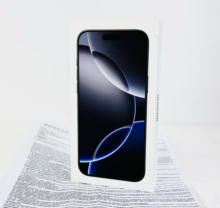 НОВ! Apple iPhone 16 Pro Max 256GB Black / Natural 3г. Гаранция!