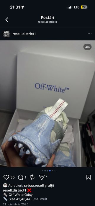 Vand OFF-Whitr blue