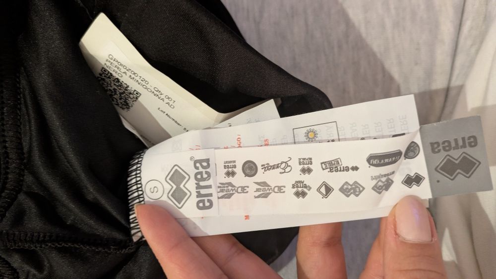 Minifusta cu pantalon scurt Errea mărime S