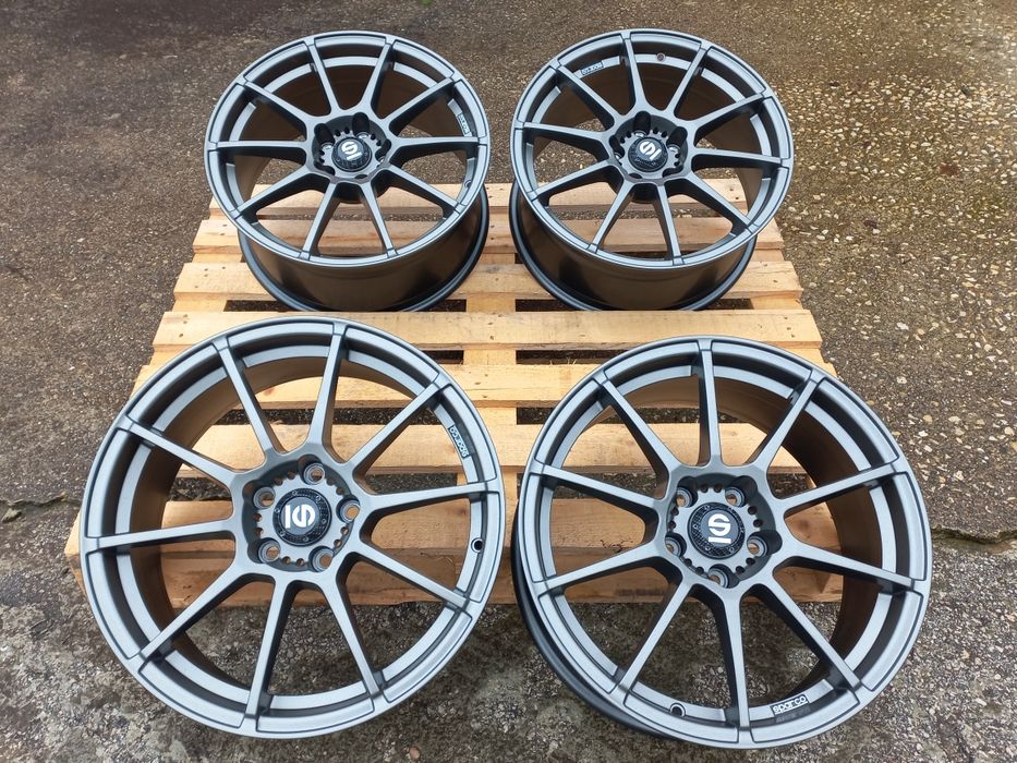 18"5×114.3 Sparco Gara Гънметал Мат 8j et35 Honda Mitsubushi Toyota Maz