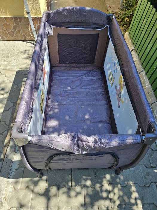 Pătuț (țarc) copil pliabil + saltea