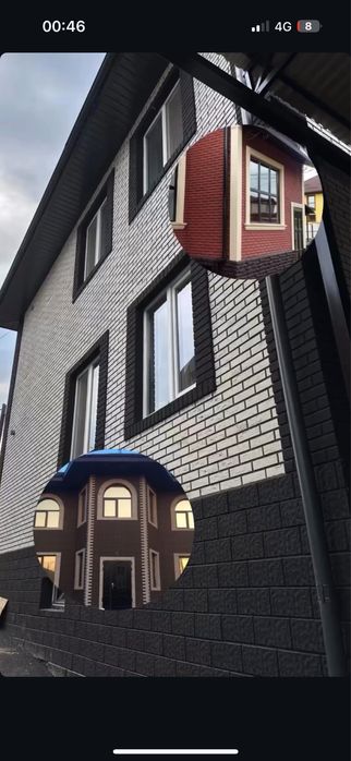 Фасадный панель, термопанель, фибробетон.