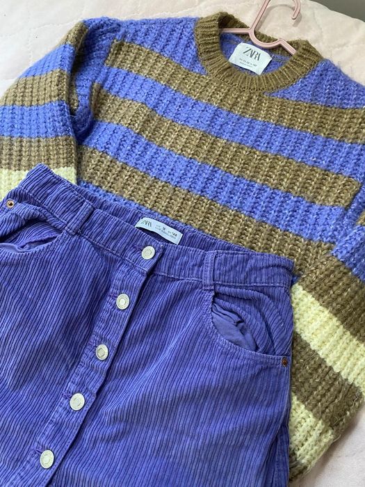 Zara свитер юбка