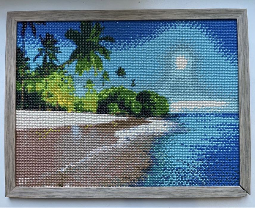 Картина мозаика алмазная