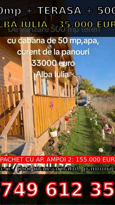 Vând cabana, zona linistita