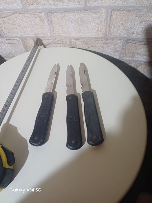 Три стари ножа от Германия сгъваеми