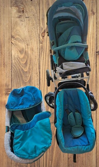 Бебешка количка 3 в 1 Gusio Carrera