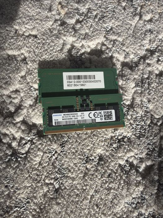 2x8GB RAM Laptop DDR5 4800MHz (16GB Kit) – Perfect funcționale