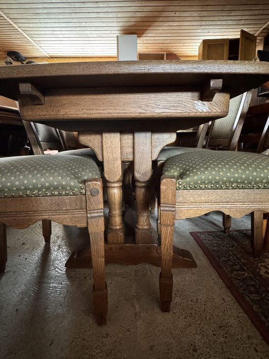 Masa cu scaune lemn masiv