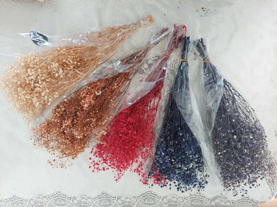 Сухоцветы гипсофила букет