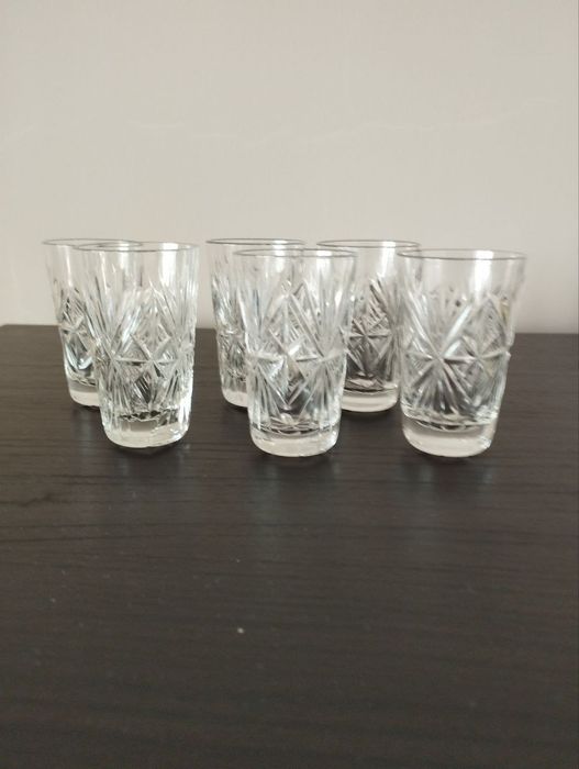 Стаканы хрусталь СССР+рюмки в подарок