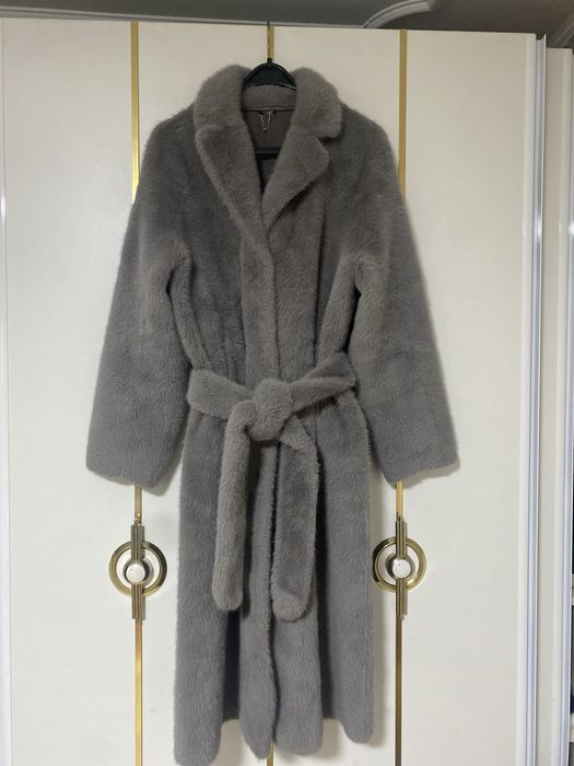 эко шуба длинная