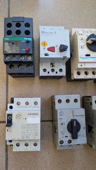 Lot Echipamente Automatizări Industriale NOI – Contactoare și Disjunctoare Motor (Schneider, Siemens, Eaton)