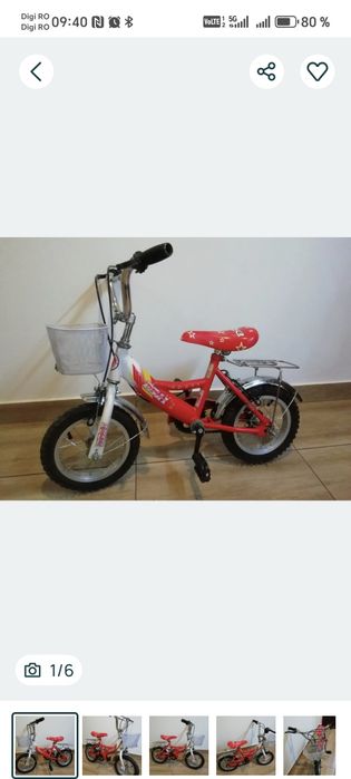 Bicicleta copii roti de 12"