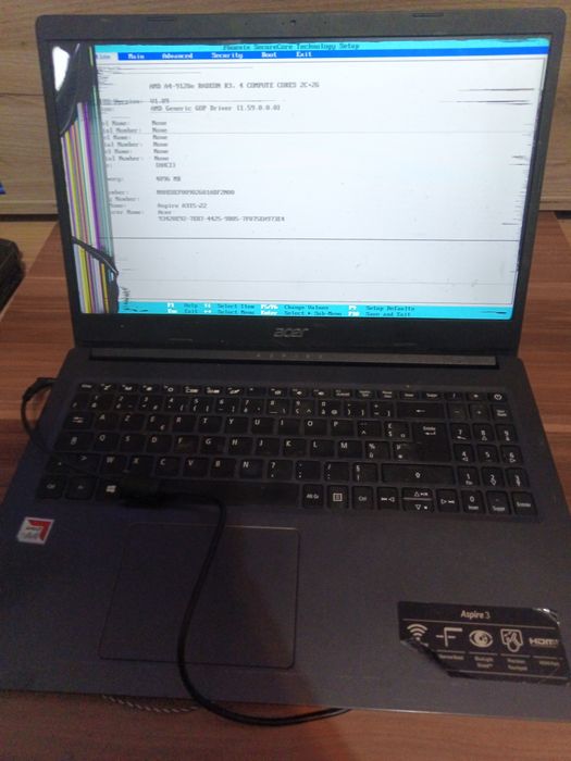 Acer A315 placa functionala 4gb ram