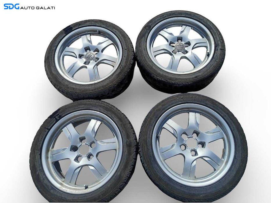 Set 4 Jante Janta Roata Roti Aluminiu 235 45 17 R17 Seat Toledo 3 2004 - 2013 (8T0601025B 7.5Jx17 ET28 + Distantiere) [JNT0012]