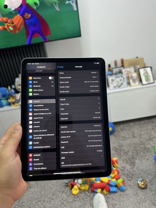 Apple iPad Air 11-inch / M3 / 128GB / Wi-Fi / Space Grey //