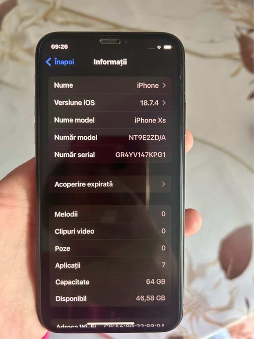 Iphone XS 64gb ca nou