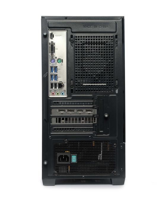 Черен геймърски компютър, Ryzen 5 5500, RX 6600 8GB GDDR6, RAM 16GB, NVME 512GB