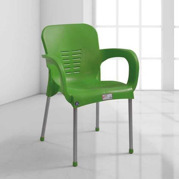 Комплект маса +4 стола 7 цвята син сив бежов зелен оранж червен мод.8